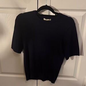 Classic Navy Short Sleeve Top